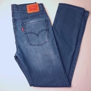 Levi's Boys 510 Skinny Denim Jeans Size 16 Medium Wash Classic Stretch Casual